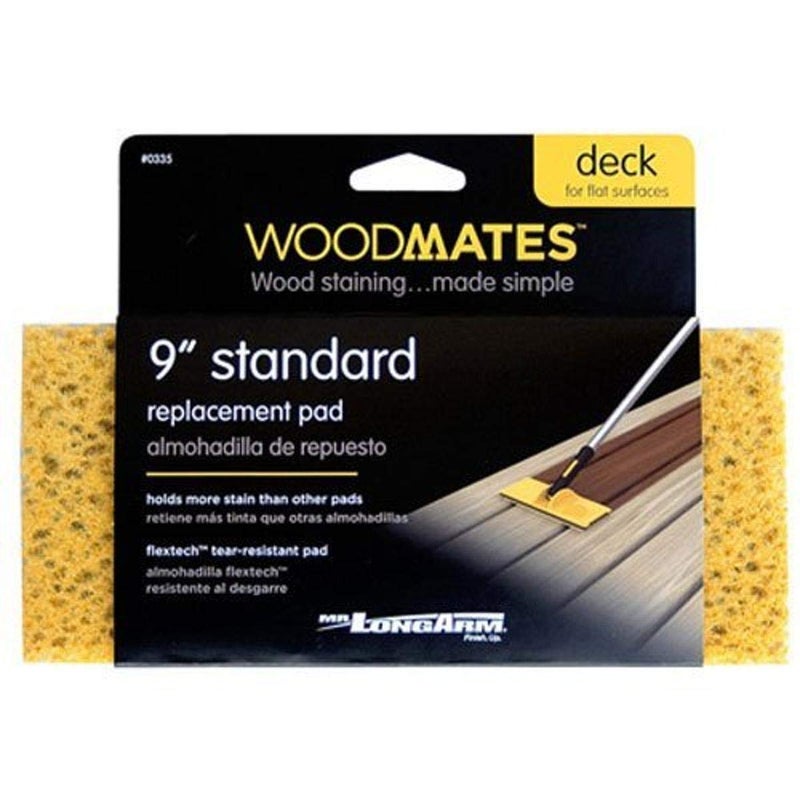 Mr. Long Arm Mr. LongArm 0335 Woodmates 9-Inch Standard Stain Applicator Replacement Pad - Image 1